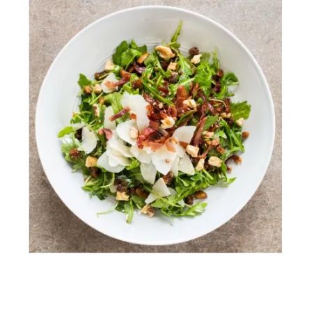 Arugula Salad with Figs, Prosciutto, Walnuts, and Parmesan